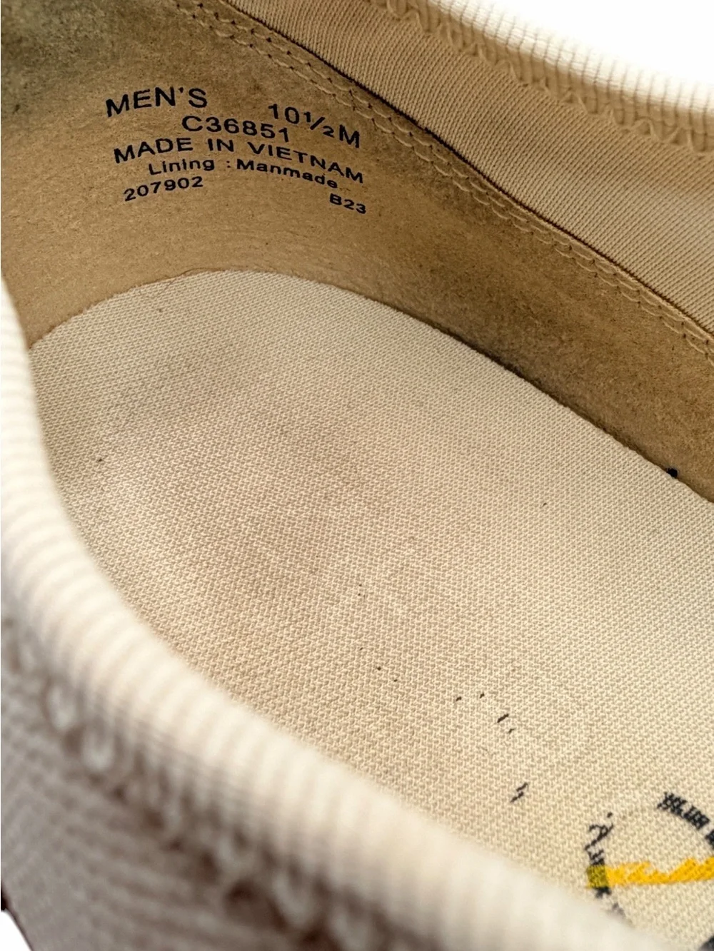 Cole Haan Men’s GrandMøtion Woven Sneakers Size 10.5 Cream Lightweight C36851